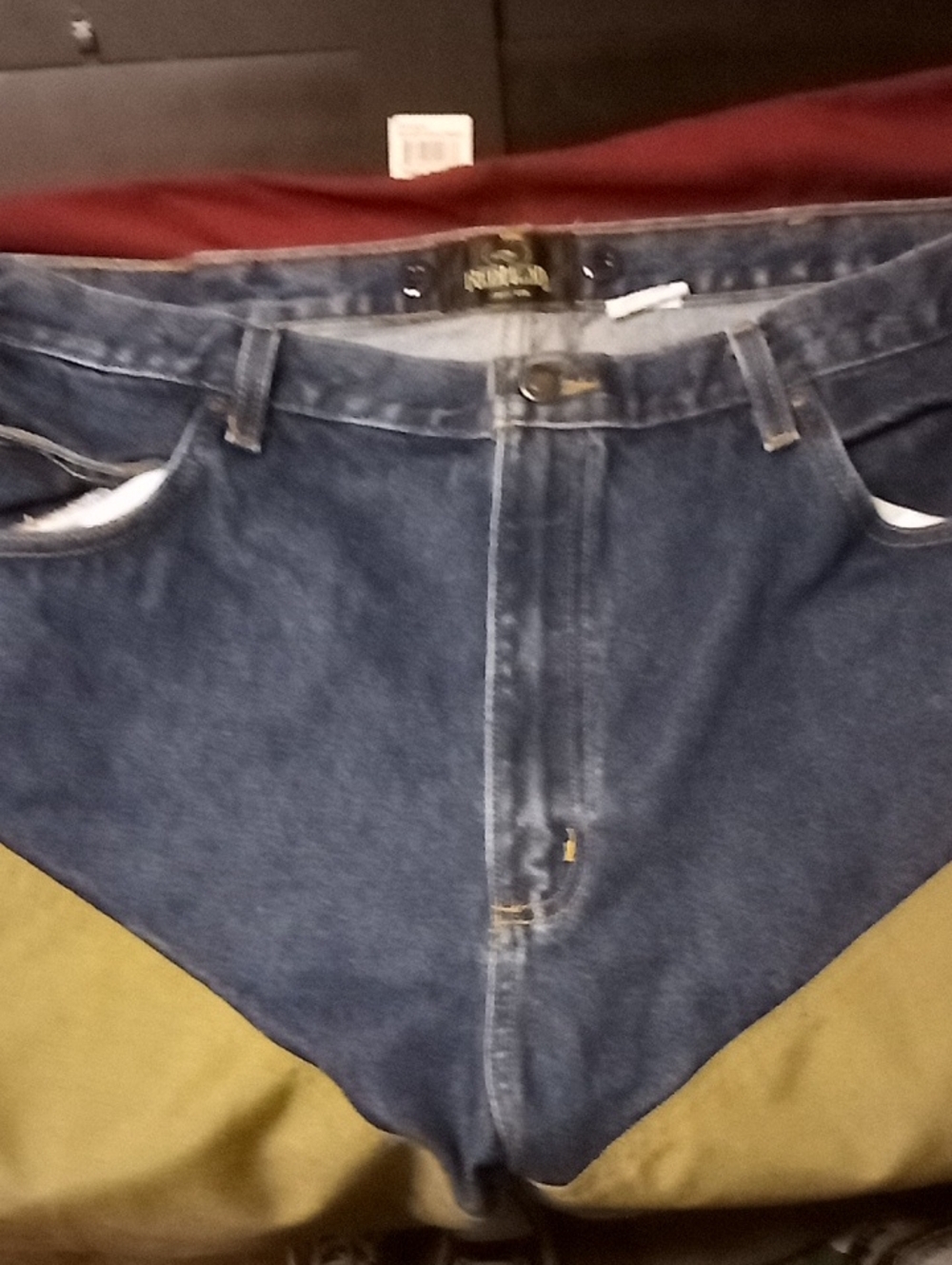 RedHead Men's Dark Blue Bootcut Jeans